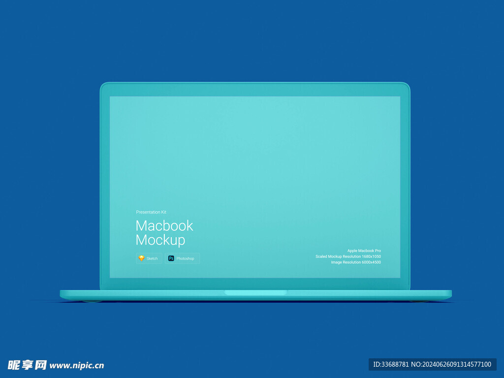 MacBook笔记本电脑样机