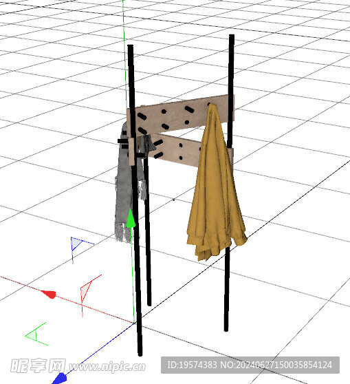 C4D模型 架子