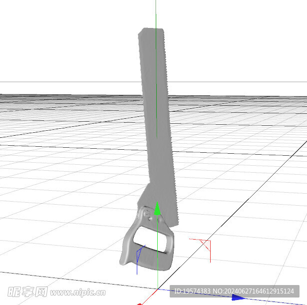 C4D模型 锯子