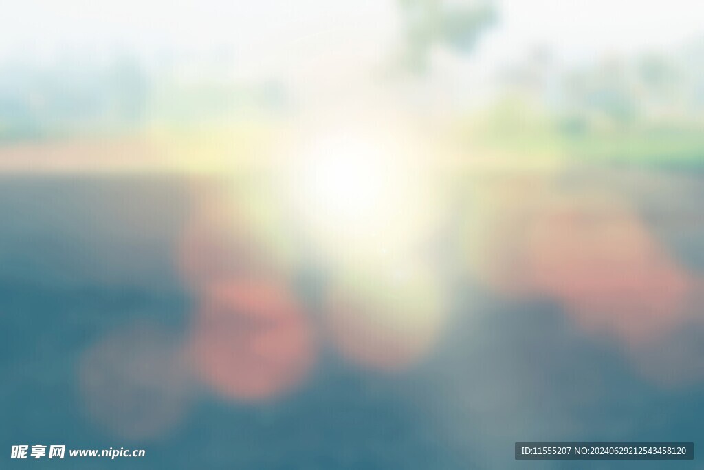 多彩光韵光斑夜空背景