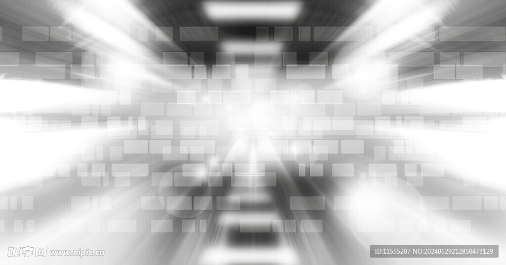 多彩光韵光斑夜空背景