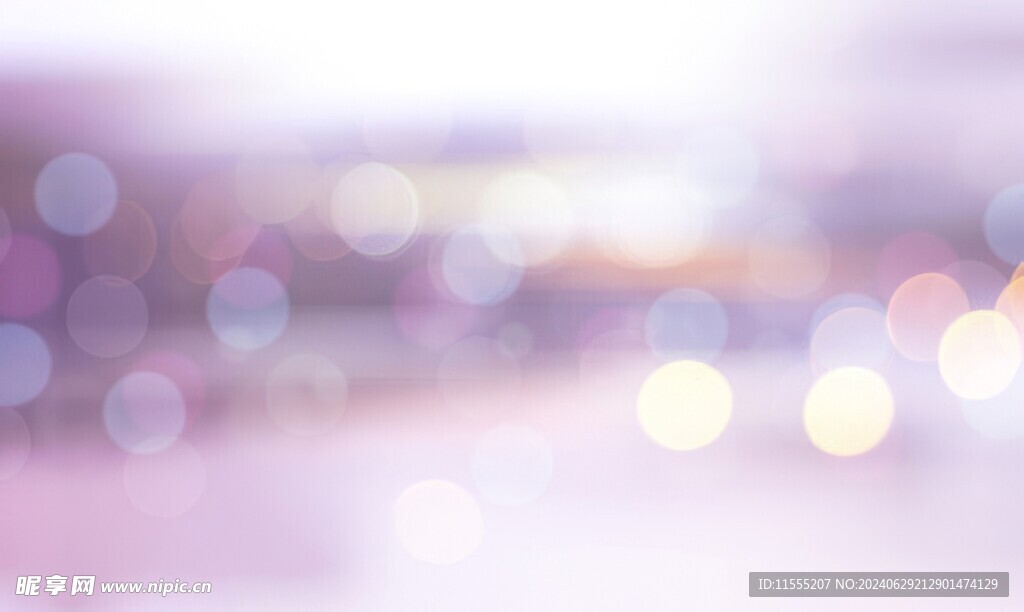 多彩街景光韵光斑夜空背景