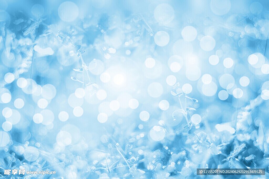 多彩光韵光斑夜空背景