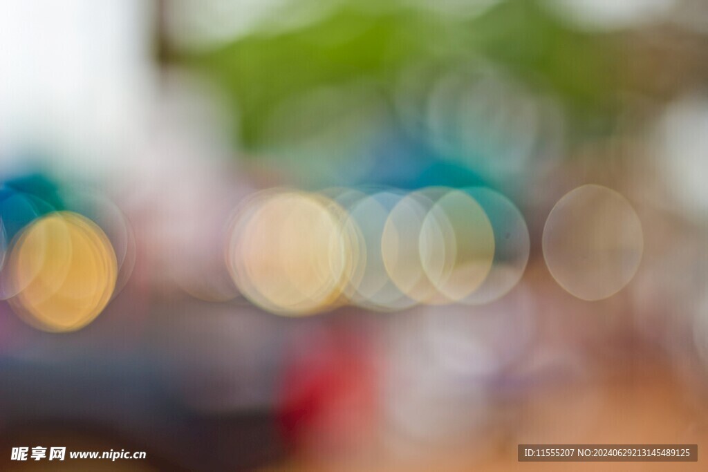 多彩光韵光斑夜空背景