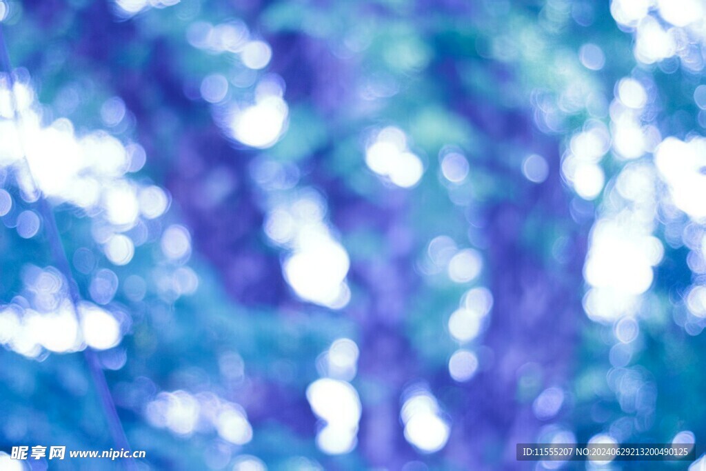 多彩光韵光斑夜空背景