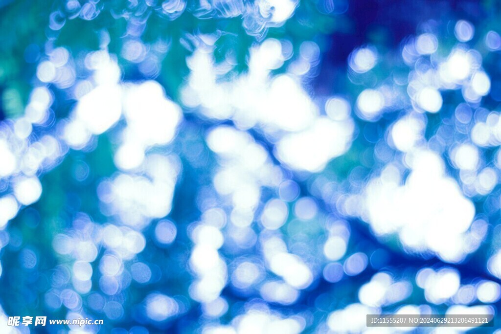 多彩光韵光斑夜空背景