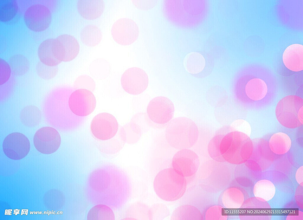 多彩光韵光斑夜空背景