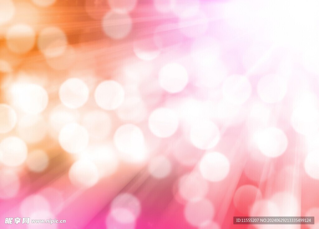 多彩光韵光斑夜空背景