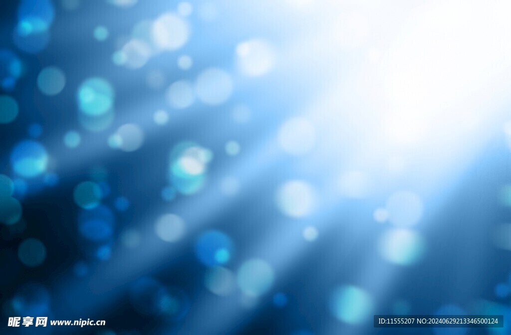 多彩光韵光斑夜空背景