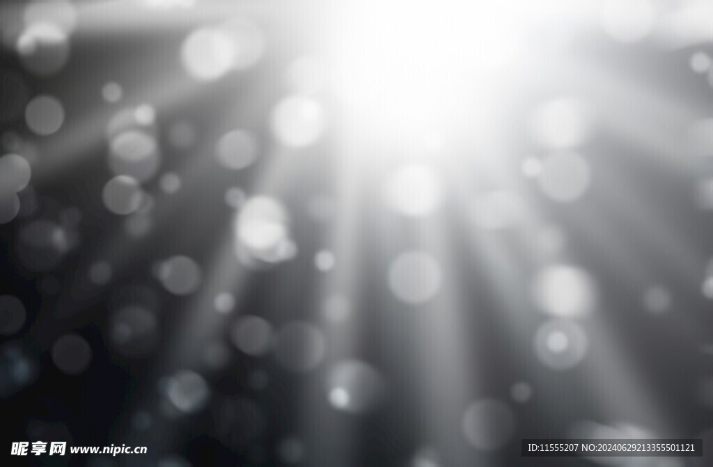 多彩光韵光斑夜空背景