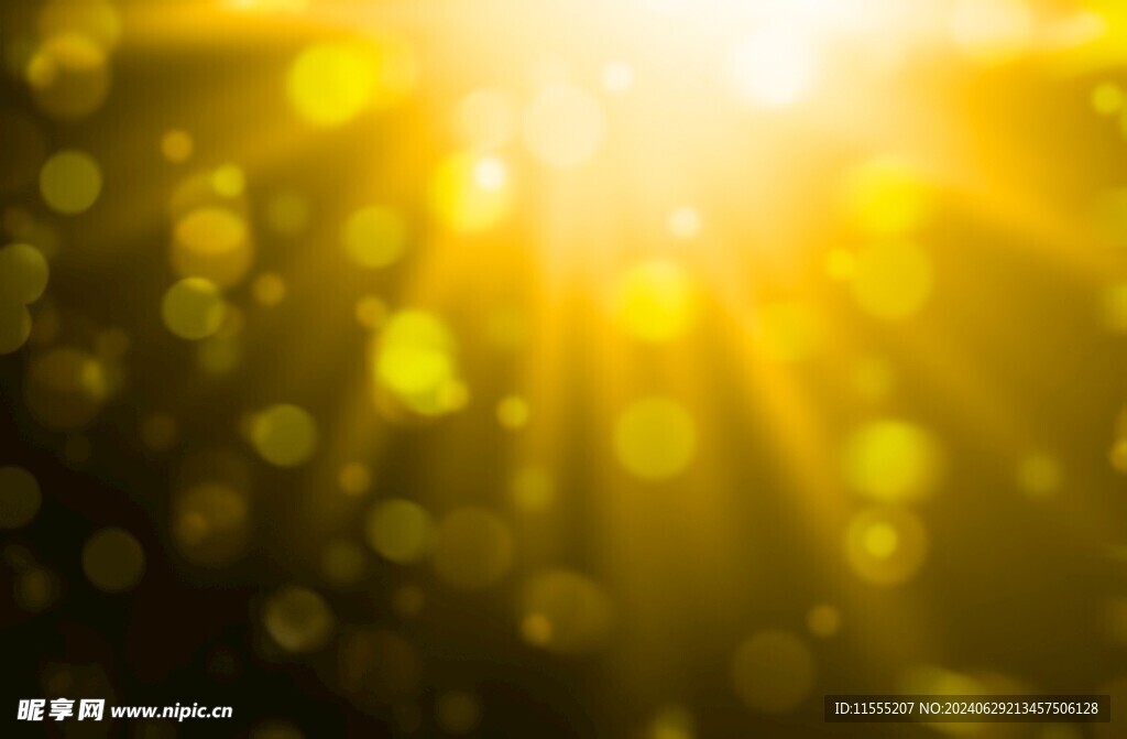 多彩光韵光斑夜空背景