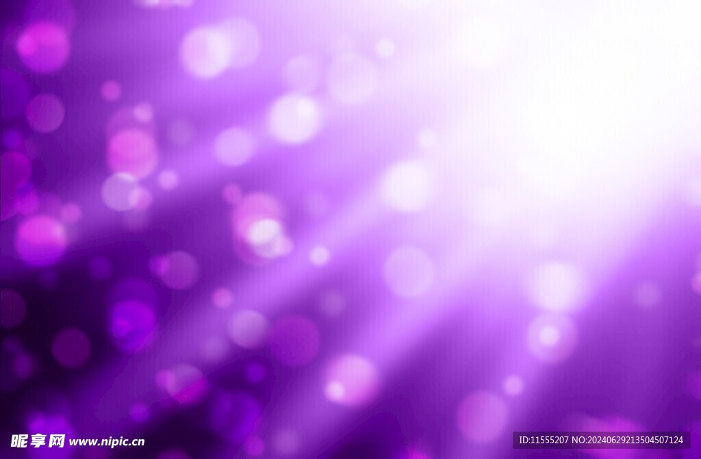 多彩光韵光斑夜空背景