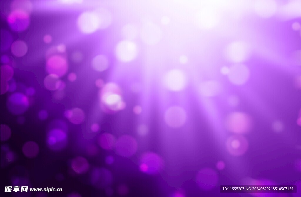 多彩光韵光斑夜空背景