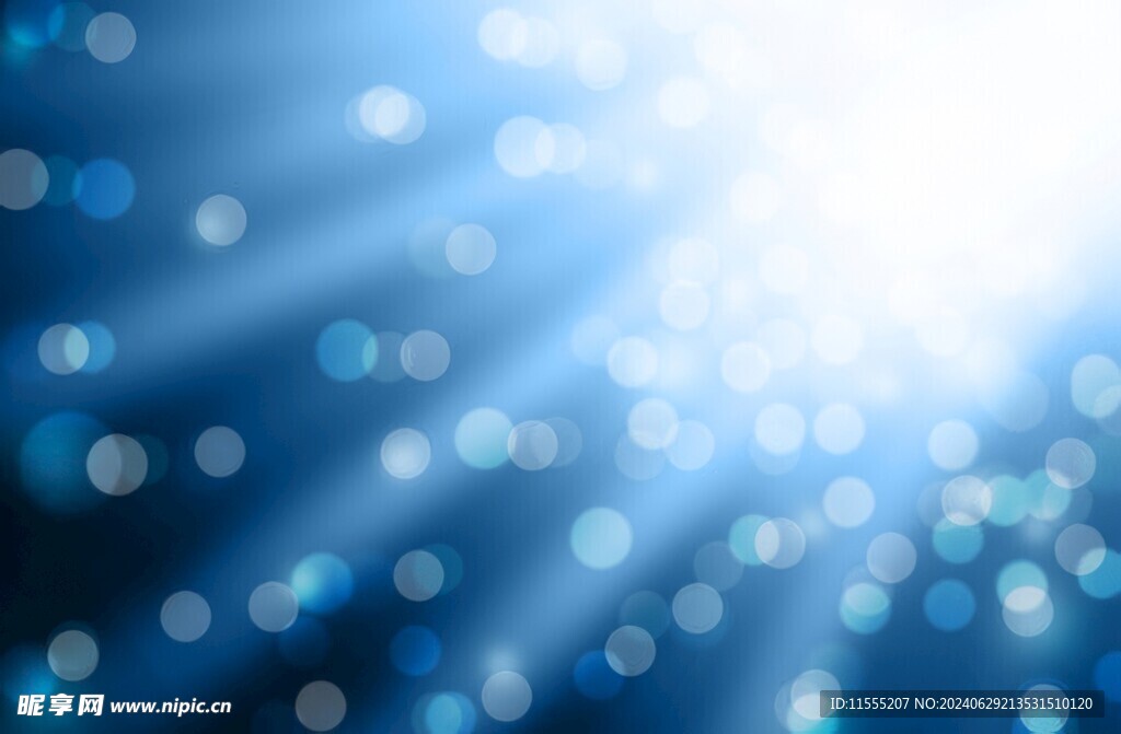 多彩光韵光斑夜空背景