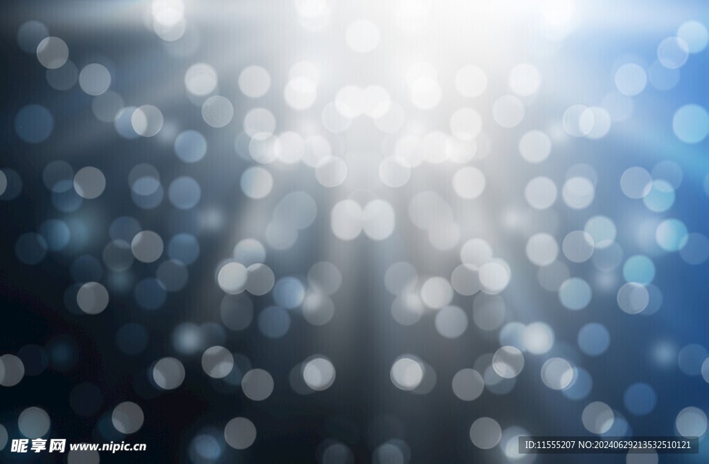 多彩光韵光斑夜空背景