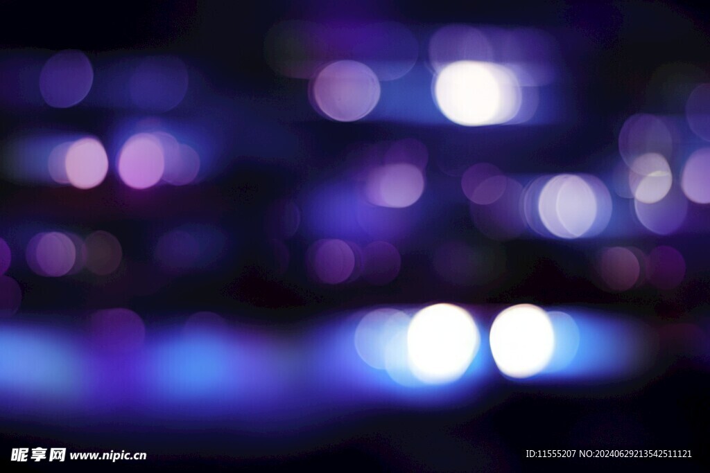 多彩光韵光斑夜空背景