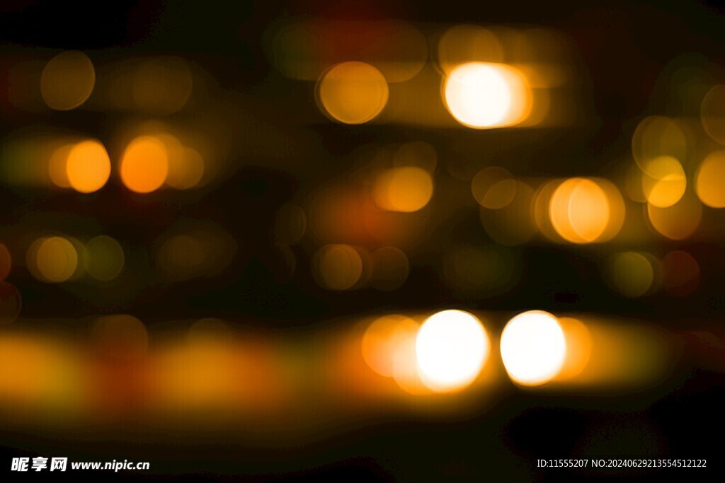 多彩光韵光斑夜空背景