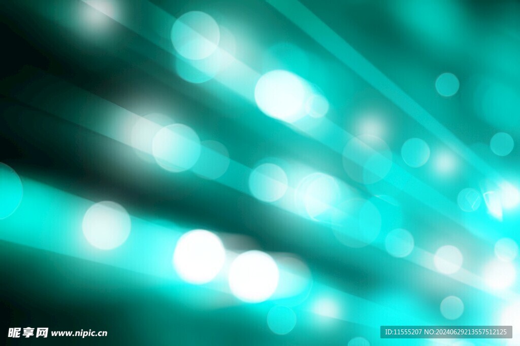 多彩光韵光斑夜空背景