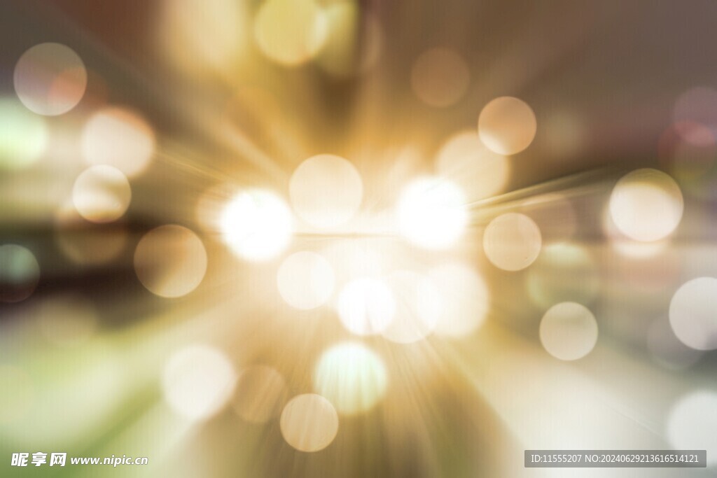 多彩光韵光斑夜空背景