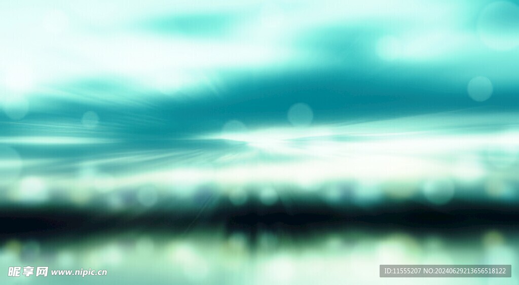 多彩光韵光斑夜空背景