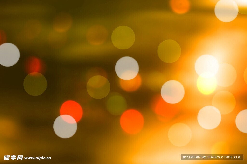 多彩光韵光斑夜空背景