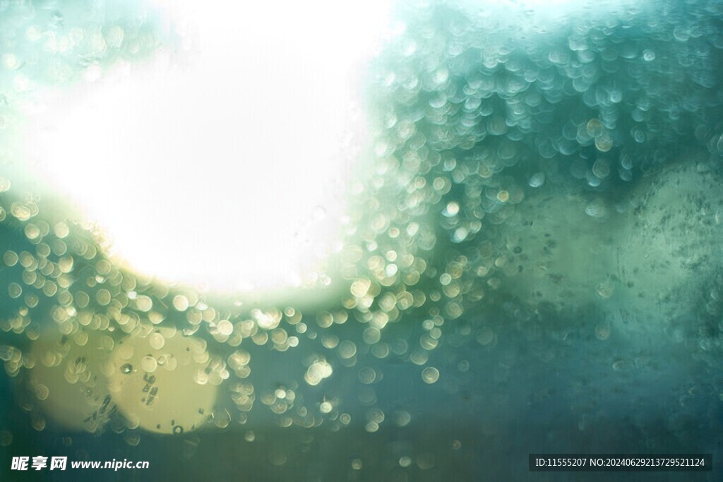 多彩光韵光斑夜空背景