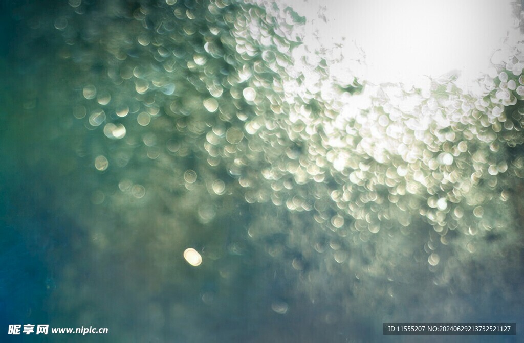 多彩光韵光斑夜空背景