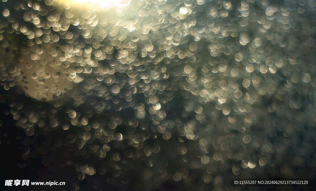 多彩光韵光斑夜空背景