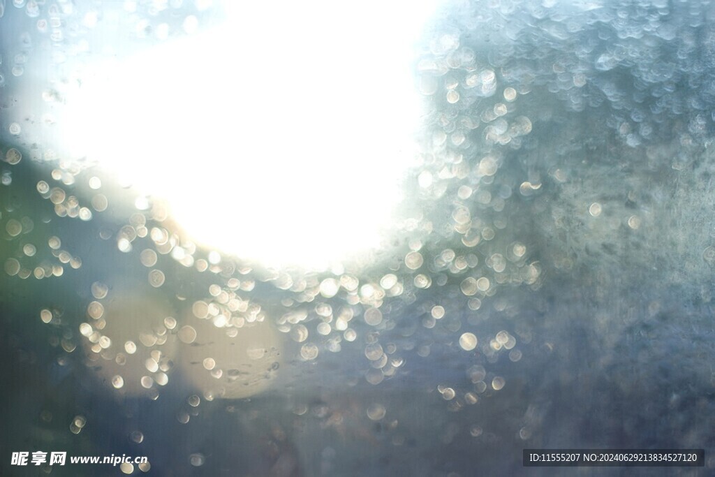 多彩光韵光斑夜空背景