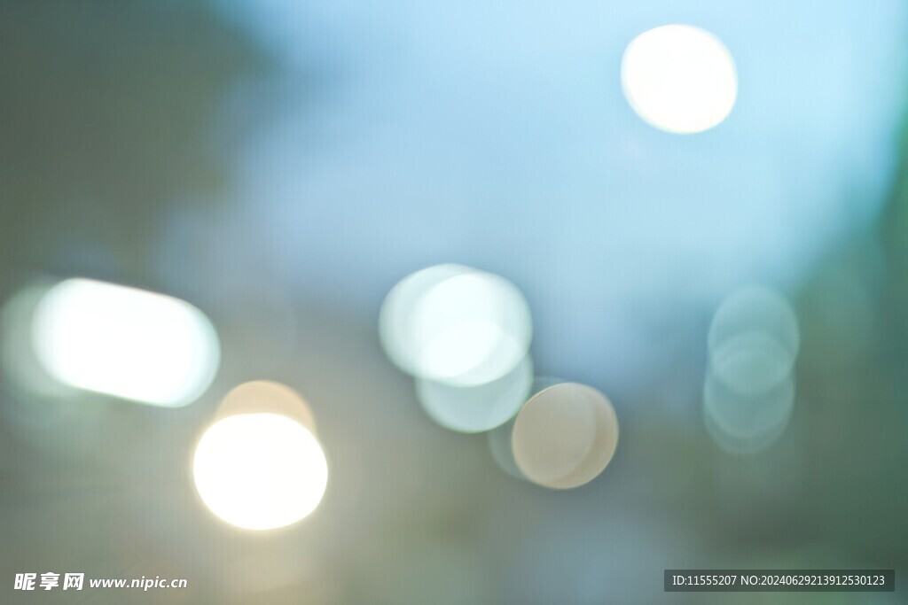 多彩光韵光斑夜空背景