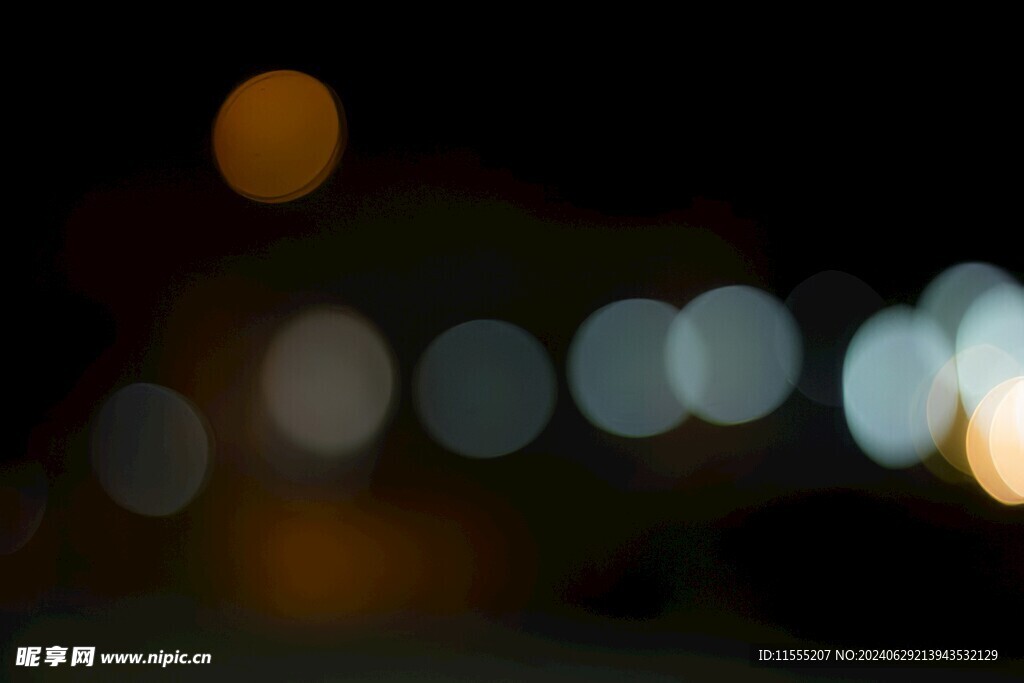 多彩光韵光斑夜空背景