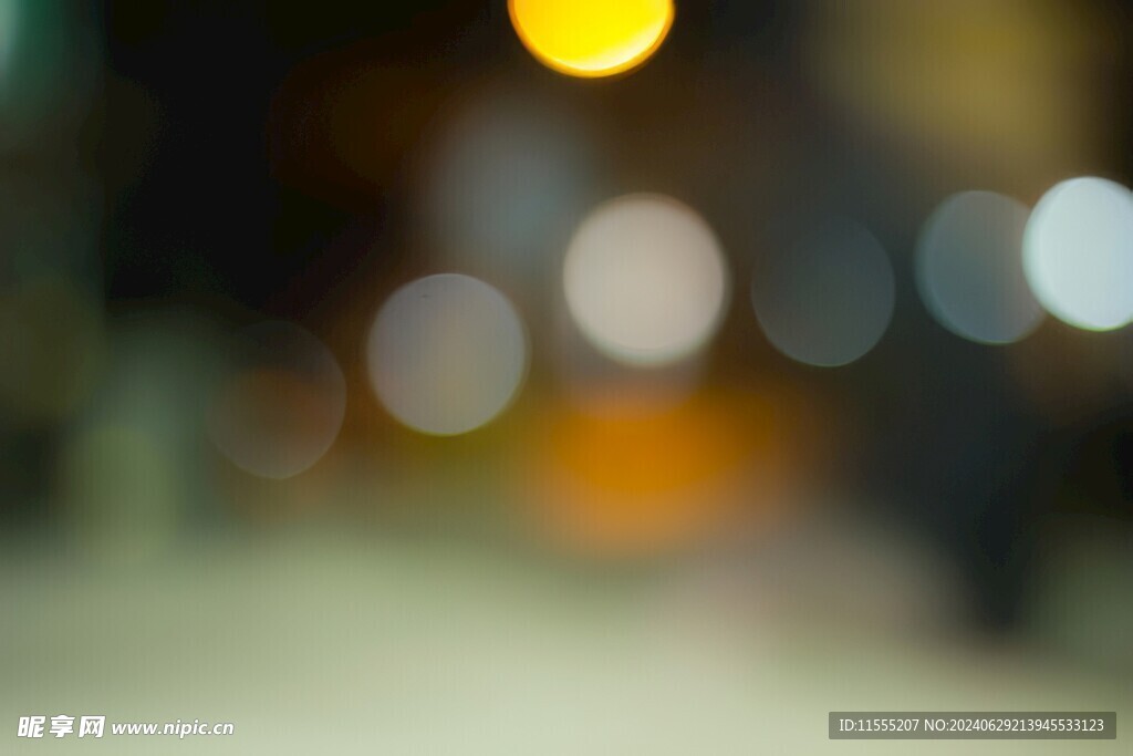 多彩光韵光斑夜空背景