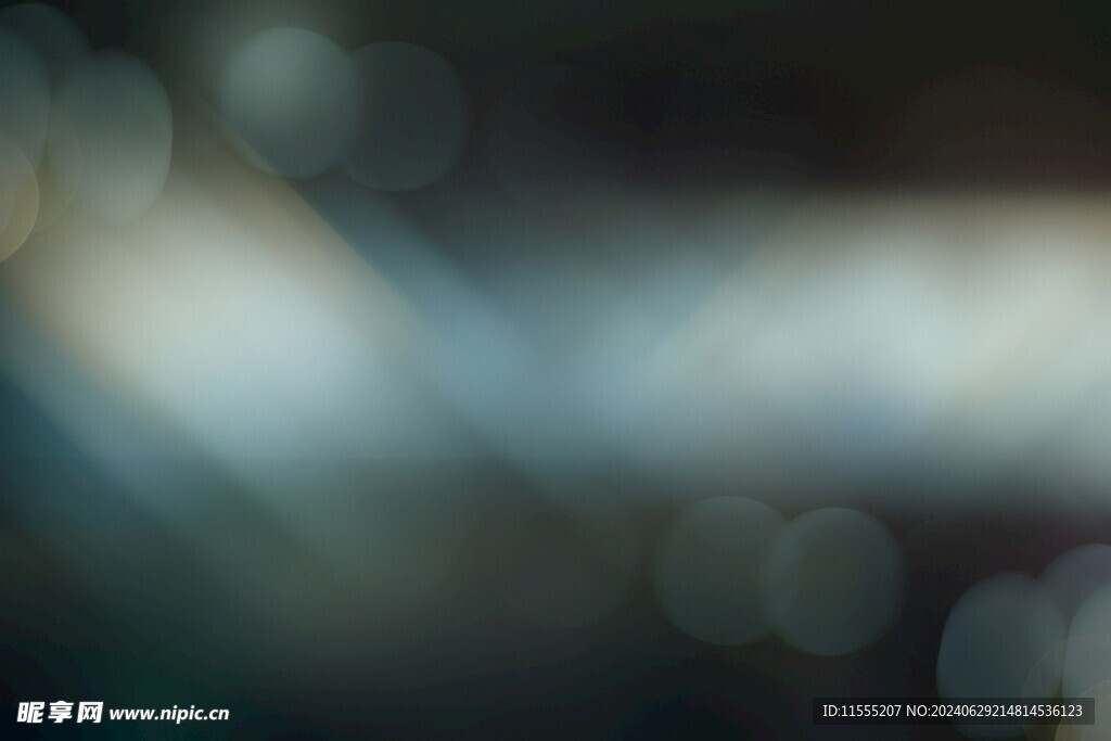 多彩光韵光斑夜空背景