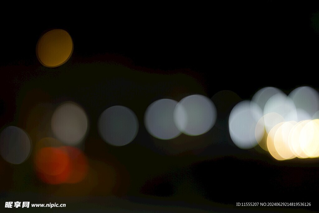 多彩光韵光斑夜空背景