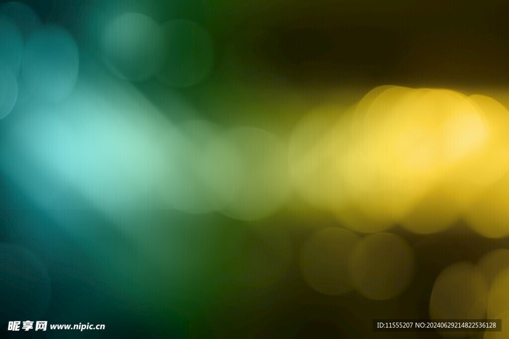 多彩光韵光斑夜空背景