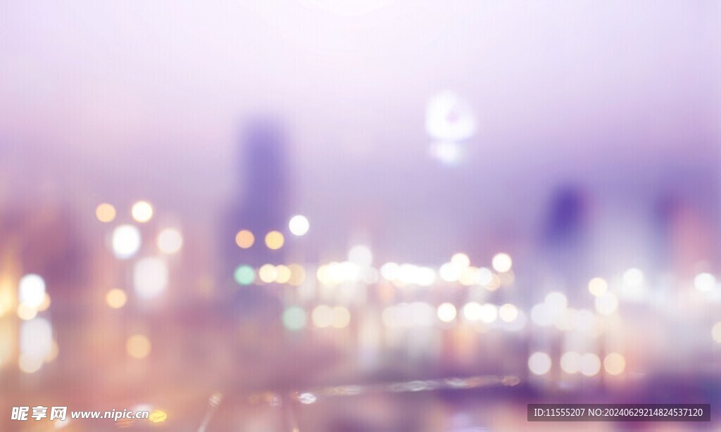 多彩光韵光斑夜空背景