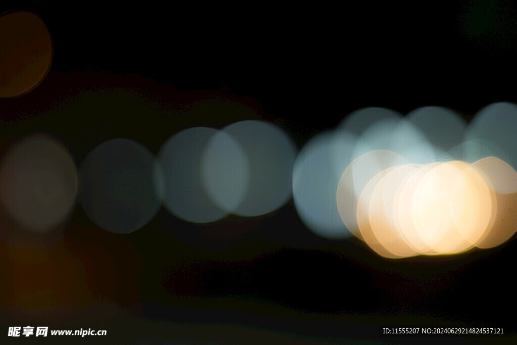 多彩光韵光斑夜空背景