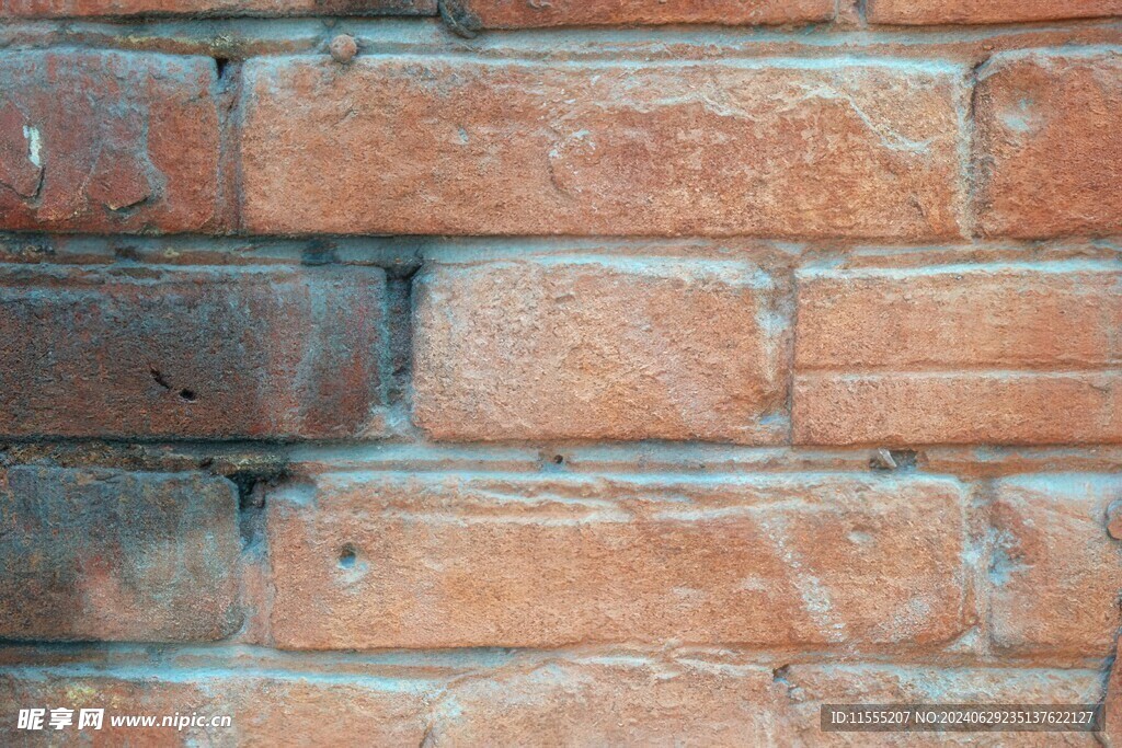 多色砖墙背景纹理花纹素材