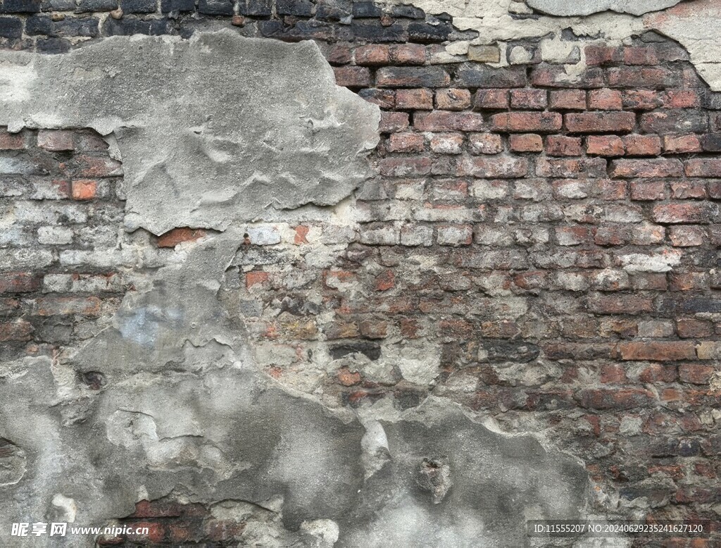 多色砖墙背景纹理花纹素材