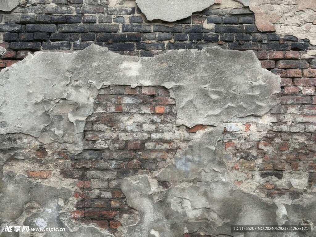 多色砖墙背景纹理花纹素材