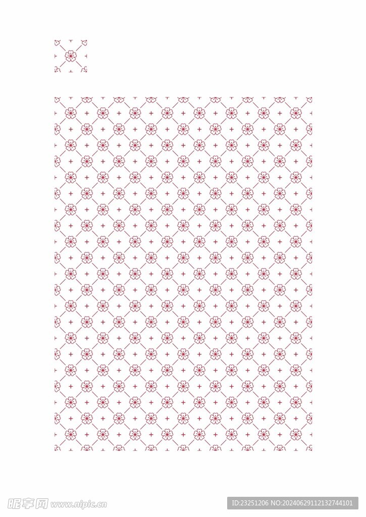 四方连续花纹背景