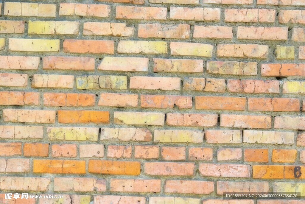 多色砖墙背景纹理花纹素材