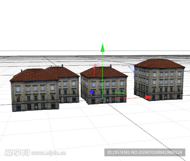 C4D模型 建筑物 