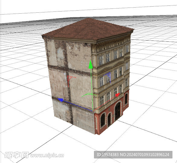 C4D模型 建筑物