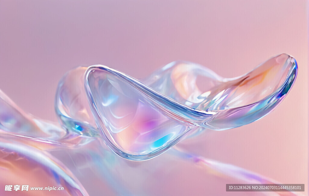 玻璃流体艺术背景