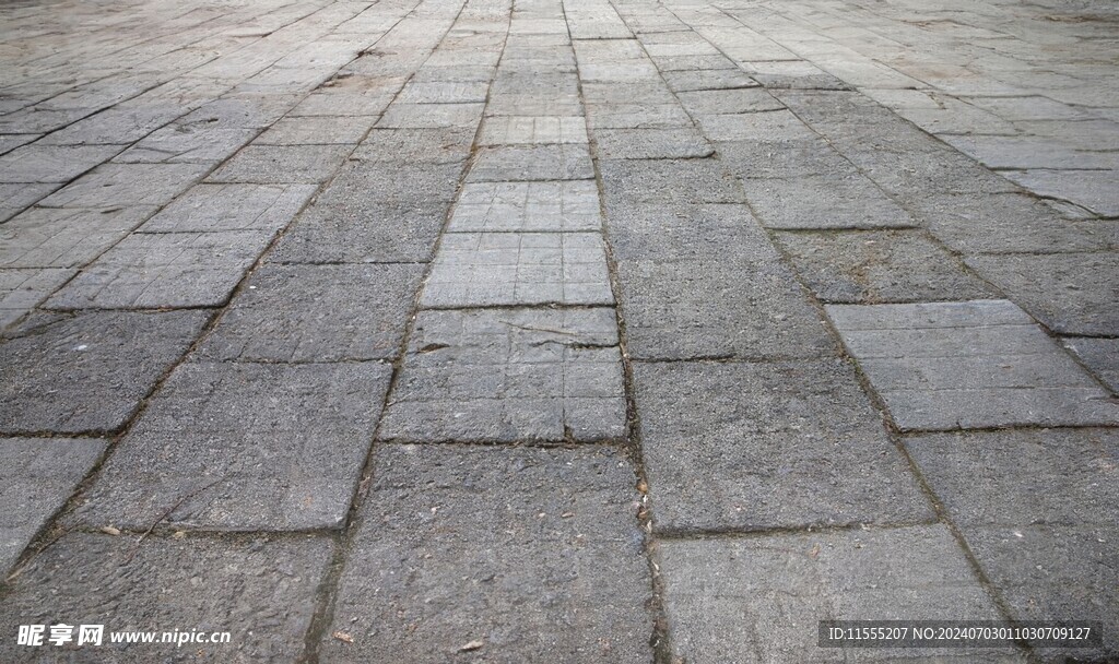 石块路面马赛克背景纹理素材