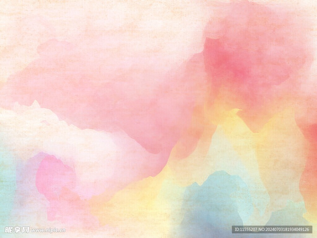 创意水彩抽象艺术画水彩晕染