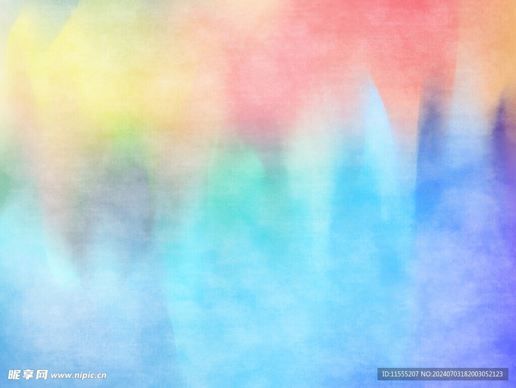 创意水彩抽象艺术画水彩晕染
