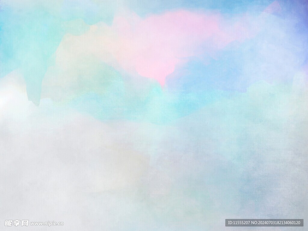 创意水彩抽象艺术画水彩晕染