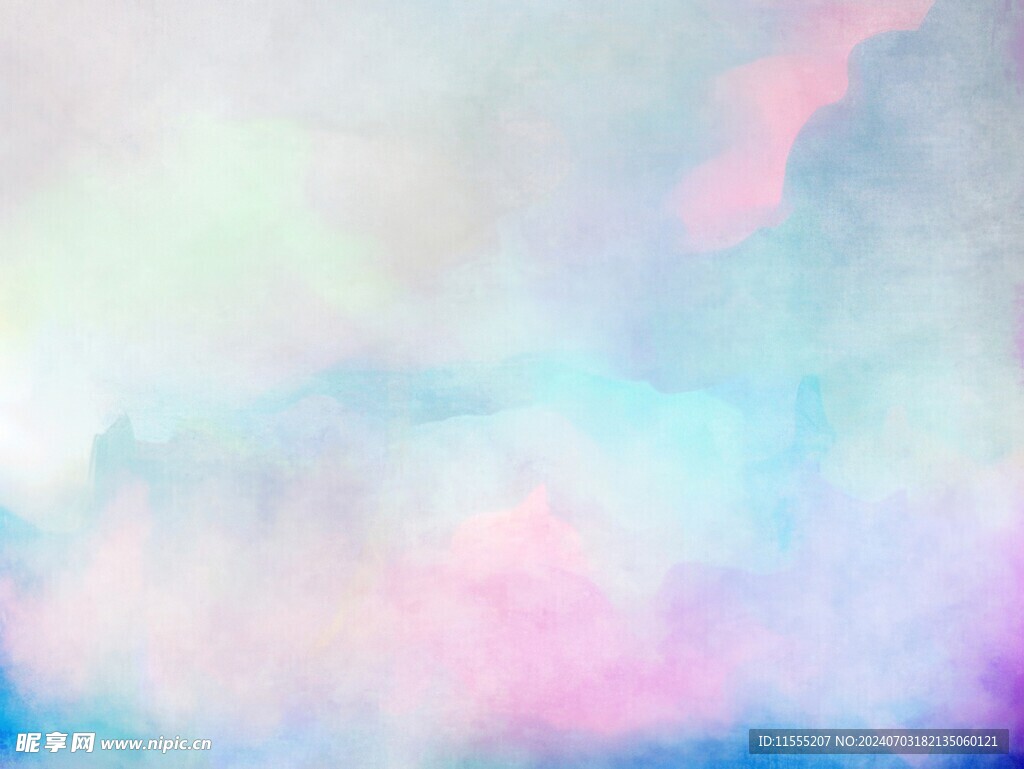 创意水彩抽象艺术画水彩晕染